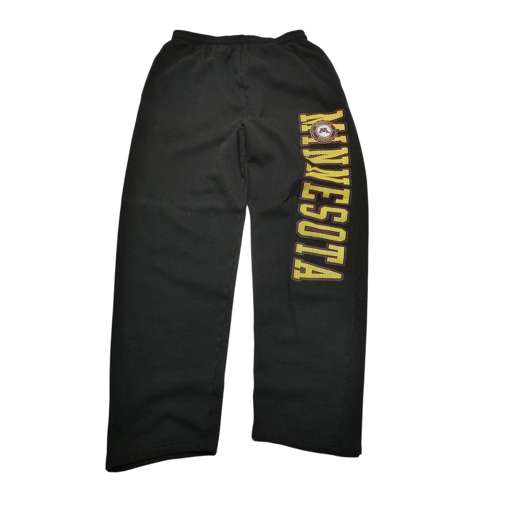 Vintage Minnesota Golden Gophers Sweatpants Mens Large Black NCAA The Game 90s‎